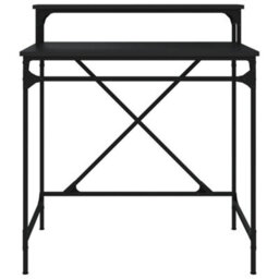 Berkfield Desk Black 80X50X90 Cm Engineered Wood And Iron - thumbnail 5