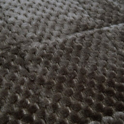Ohs Waffle Fleece Weighted Blanket, Charcoal - 8Kg - thumbnail 6