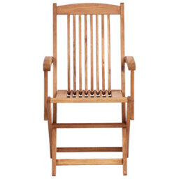 Beliani Set Of 2 Garden Chairs With Cushions Maui Premium Acacia Wood Light Grey - thumbnail 6