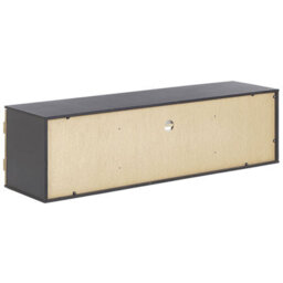 Beliani Barn-Style Tv Stand 43Cm Light Brown And Black Particle Board With Cabinet And Drawer - thumbnail 6