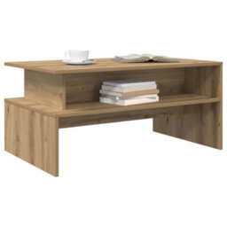 Berkfield Coffee Table Artisan Oak 90 X 55 X 42.5 Cm Engineered Wood - thumbnail 3