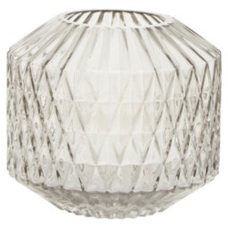 Orsina Brice Small Grey Glass Vase - thumbnail 1