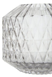 Orsina Brice Small Grey Glass Vase - thumbnail 4