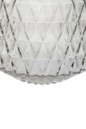 Orsina Brice Small Grey Glass Vase - thumbnail 5