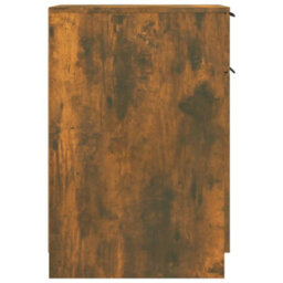 Berkfield Desk Cabinet Smoked Oak 33.5X50X75 Cm Engineered Wood - thumbnail 8