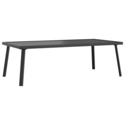 Berkfield Garden Coffee Table Anthracite 110X55X35Cm Steel - thumbnail 2