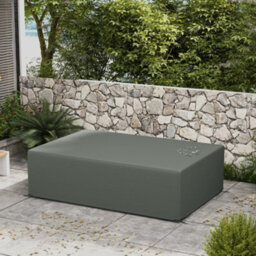 Outsunny Uv Rain Protective Cover Or Garden Wicker Rattan Dark Grey - thumbnail 8