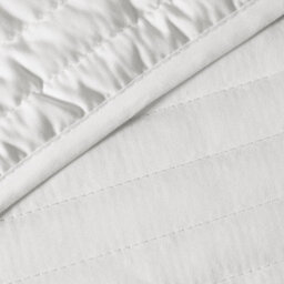 Bianca Fine Linens Bedroom Quilted Lines 220X230Cm Bedspread White - thumbnail 2