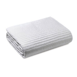 Bianca Fine Linens Bedroom Quilted Lines 220X230Cm Bedspread White - thumbnail 3