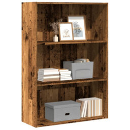 Berkfield Bookcase Old Wood 80X30X114 Cm Engineered Wood - thumbnail 1