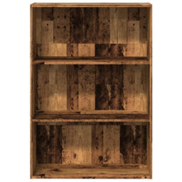 Berkfield Bookcase Old Wood 80X30X114 Cm Engineered Wood - thumbnail 4