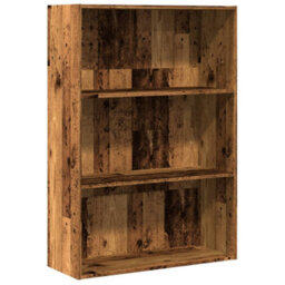Berkfield Bookcase Old Wood 80X30X114 Cm Engineered Wood - thumbnail 2