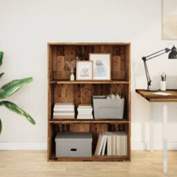 Berkfield Bookcase Old Wood 80X30X114 Cm Engineered Wood - thumbnail 3