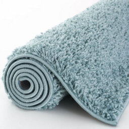 The Rugs Duck Egg Blue Soft Plain Design Fluffy Shaggy Rugs And Runners High Pile Living Room Kitchen Hallway 380 - thumbnail 6