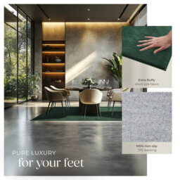 Tectake Rug Zonelle Short Pile And Ultra-Soft Carpet In Rectangular Or Round Design 140 X 200 Cm - Green - thumbnail 4