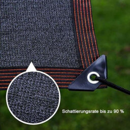 3X6M Rectangular Hdpe Shade Sail Uv Resistant Breathable - thumbnail 2