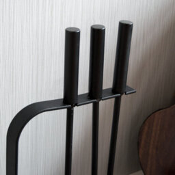 Lassic Fire Vida 4 Piece Aston Black Companion Set - Poker, Shovel, Brush And A Stand - thumbnail 4