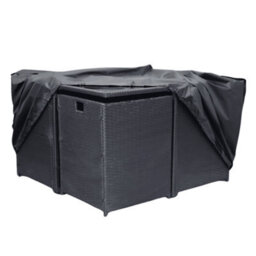 Speedwellstar Waterproof Square Garden Table Cover 125X125X74 Cm Heavy Duty Patio Cube Furniture Protection For 4 8 Seater Sets - thumbnail 1