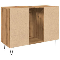 Berkfield Bathroom Cabinet Artisan Oak 80X33X60 Cm Engineered Wood - thumbnail 6