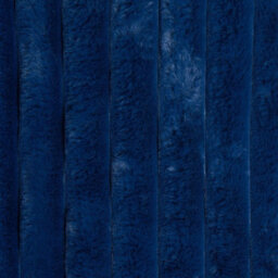 Ohs Faux Fur Ribbed Fleece Throw Over Bed Blanket Winter Warm Supersoft, Navy - 125 X 150Cm - thumbnail 5