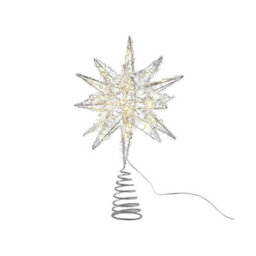 Light Up Heritage Star Christmas Tree Topper - thumbnail 2