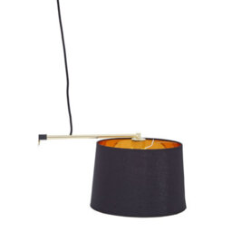 Orsina 2 Bulbs Pendant Light, Matte Black Industrial Ceiling Light With Adjustable Cord, Two Tone Inverted Shades - thumbnail 6