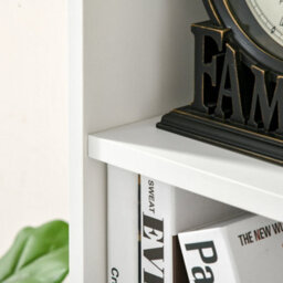 Wyld Haus Tonomo Wood 7-Cube White Storage Bookcase - Compact Modular Shelf Unit 50 X 24 X 106 Cm - thumbnail 9