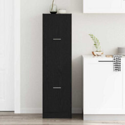Walplus Apothecary Cabinet Black Oak 40 X 41 X 144.5 Cm Engineered Wood - thumbnail 4