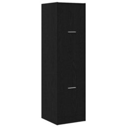 Walplus Apothecary Cabinet Black Oak 40 X 41 X 144.5 Cm Engineered Wood - thumbnail 2