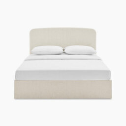 Furniturebox Amelie Cream Fabric Ottoman King Size Bed Frame - King Size Ottoman Bed - King Size Bed With Storage - King Bed - thumbnail 3