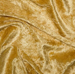 Comfy Deluxe 4Ft Small Double Gold Crush Velvet Nero Headboard 20Inch - thumbnail 2