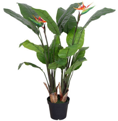 Leaf 120Cm (4Ft) Artificial Bird Of Paradise Plant (Strelitzia) - Extra Large