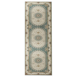 Bedlooms Willow Cashmere Rug 60X220Cm, Medallion Floral Pattern, Non Slip, Stain Resistant, Soft Long Narrow Runner - thumbnail 1