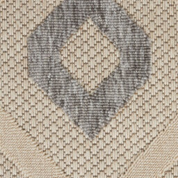 Cream Outdoor Rug, Abstract Optical/ (3D) Stain-Resistant Rug For Patio Decks, Modern Outdoor Area Rug-122Cm X 183Cm - thumbnail 7