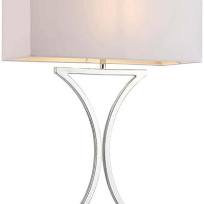 Biznest Endon Epalle Table Lamp Chrome, Home Decorative, Living Room, Bedroom Room, Eye-Catching Design