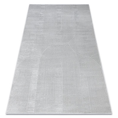 RugsX Carpet Balance 9086 Grey - Geometric, Structural, Glamour  80X150 Cm - image 1
