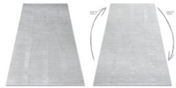 RugsX Carpet Balance 9086 Grey - Geometric, Structural, Glamour  80X150 Cm - thumbnail 2