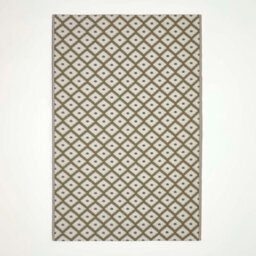 Homescapes Luxury Outdoor Rug Waterproof Reversible For Garden, 120 X 180 Cm, Olive Green, 100% Recycled, May Geometric - thumbnail 1