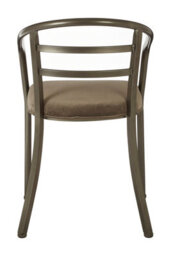 Orsina Industrial Design Armchair With Curved Backrest, Durable Comfortable Foundry Chair For Outdoor Sitting - thumbnail 4