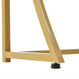 Abrihome Console Table, Hallway Table With 2 Drawers, Light Luxury Style Side Table, Sofa Table, 120X38X76 Cm, White/gold  - thumbnail 8