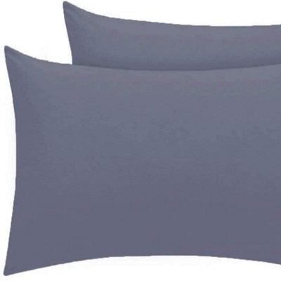 Homes & Linen Pillow Cases 200 Thread Count Egyptian Cotton Pillowcases 2 Pack Soft Cosy And Breathable Envelope Closure Cotton Pillow Cases 50X