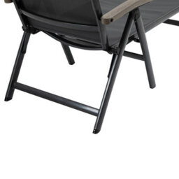 Outsunny Outdoor Folding Sun Lounger W/ Adjustable Backrest And Aluminium Grey - thumbnail 9
