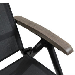 Outsunny Outdoor Folding Sun Lounger W/ Adjustable Backrest And Aluminium Grey - thumbnail 8