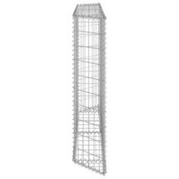 Berkfield Trapezium Gabion Raised Bed Galvanised Steel 150X20X100 Cm - thumbnail 4