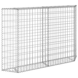 Berkfield Trapezium Gabion Raised Bed Galvanised Steel 150X20X100 Cm - thumbnail 5