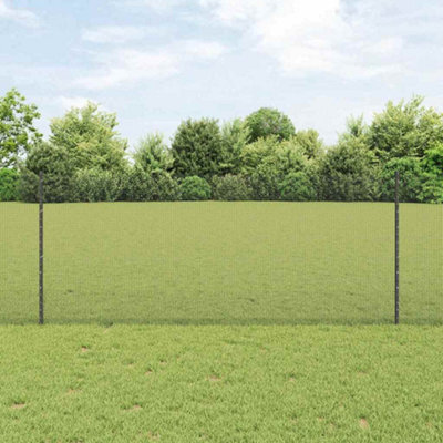 Berkfield Grey 10 X 1 M Fence Steel - image 1