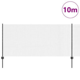 Berkfield Grey 10 X 1 M Fence Steel - thumbnail 3