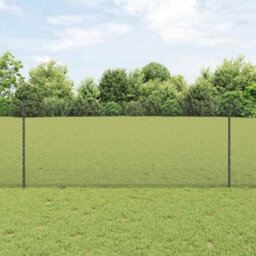Berkfield Grey 10 X 1 M Fence Steel - thumbnail 1
