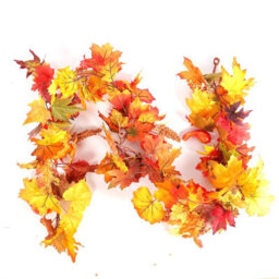 Living And Home Pumpkin Autumn Christmas Halloween Garland Home Decration With Lights 180 Cm - thumbnail 6