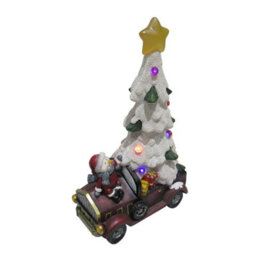 SecureFix Direct Light Up Christmas Tree Figurine (Xmas Snowman Car Led Festive Ornament Decoration) - thumbnail 2